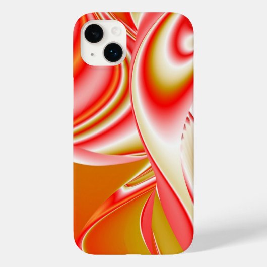 愛とゴールド アブストラクト 3D レインボーアート Case-Mate iPhoneケース (裏面)