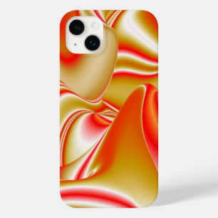 愛とゴールド アブストラクト 3D レインボーアート Case-Mate iPhone 14 PLUSケース