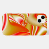 愛とゴールド アブストラクト 3D レインボーアート Case-Mate iPhoneケース (裏面 (横))