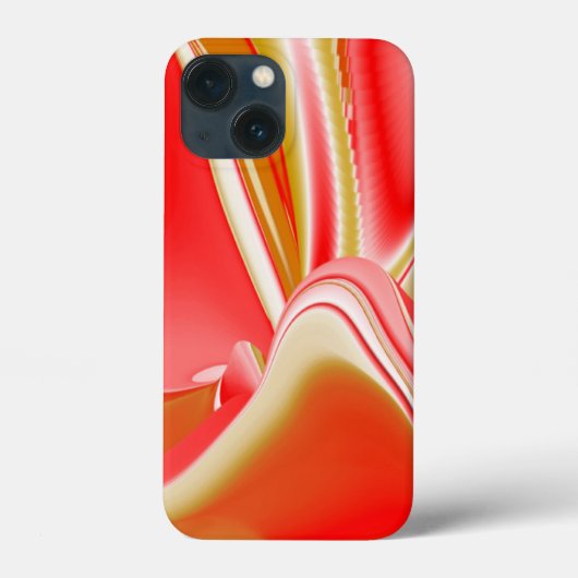 愛とゴールド アブストラクト 3D レインボーアート Case-Mate iPhoneケース (裏面)