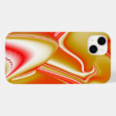 愛とゴールド アブストラクト 3D レインボーアート Case-Mate iPhoneケース (裏面 (横))