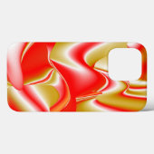 愛とゴールド アブストラクト 3D レインボーアート Case-Mate iPhoneケース (裏面 (横))