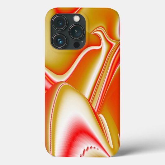 愛とゴールド アブストラクト 3D レインボーアート Case-Mate iPhoneケース (裏面)