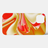 愛とゴールド アブストラクト 3D レインボーアート Case-Mate iPhoneケース (裏面 (横))