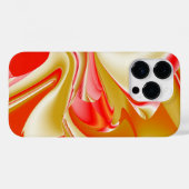 愛とゴールド アブストラクト 3D レインボーアート Case-Mate iPhoneケース (裏面 (横))