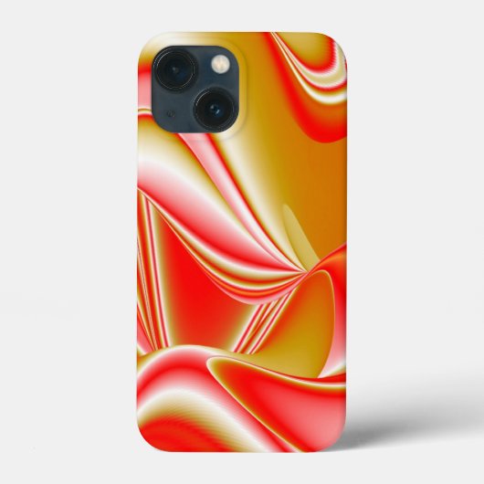 愛とゴールド アブストラクト 3D レインボーアート Case-Mate iPhoneケース (裏面)