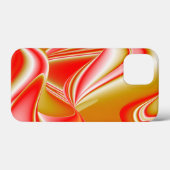 愛とゴールド アブストラクト 3D レインボーアート Case-Mate iPhoneケース (裏面 (横))