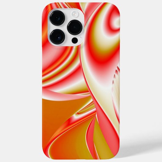 愛とゴールド アブストラクト 3D レインボーアート Case-Mate iPhoneケース (裏面)