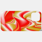 愛とゴールド アブストラクト 3D レインボーアート Case-Mate iPhoneケース (裏面 (横))