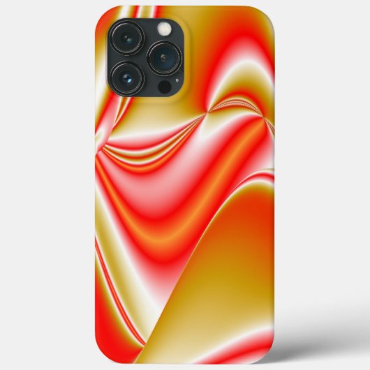 愛とゴールド アブストラクト 3D レインボーアート Case-Mate iPhoneケース (裏面)