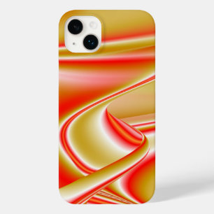 愛とゴールド アブストラクト 3D レインボーアート Case-Mate iPhone 14 PLUSケース