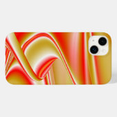 愛とゴールド アブストラクト 3D レインボーアート Case-Mate iPhoneケース (裏面 (横))