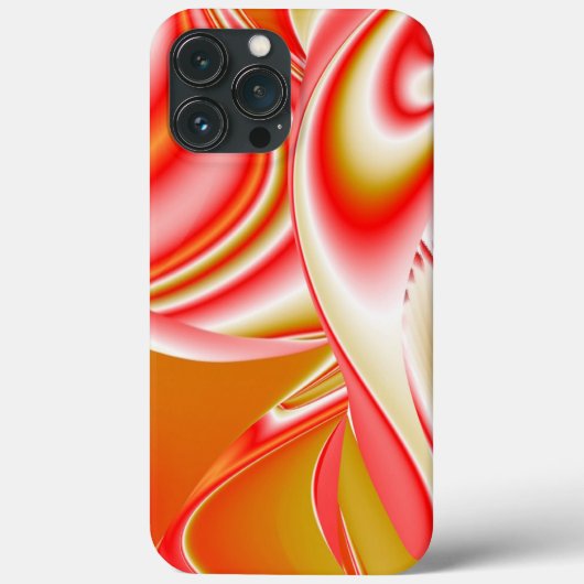 愛とゴールド アブストラクト 3D レインボーアート Case-Mate iPhoneケース (裏面)