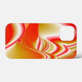 愛とゴールド アブストラクト 3D レインボーアート Case-Mate iPhoneケース (裏面 (横))