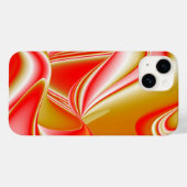 愛とゴールド アブストラクト 3D レインボーアート Case-Mate iPhoneケース (裏面 (横))