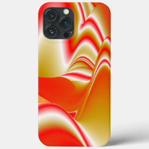 愛とゴールド アブストラクト 3D レインボーアート iPhone 13 PRO MAXケース