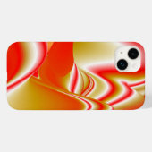 愛とゴールド アブストラクト 3D レインボーアート Case-Mate iPhoneケース (裏面 (横))
