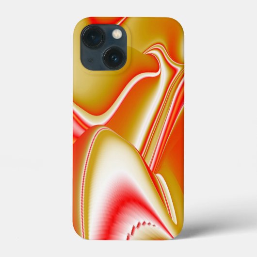 愛とゴールド アブストラクト 3D レインボーアート Case-Mate iPhoneケース (裏面)