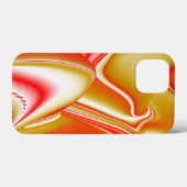 愛とゴールド アブストラクト 3D レインボーアート Case-Mate iPhoneケース (裏面 (横))