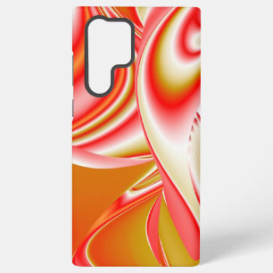 愛とゴールド アブストラクト 3D レインボーアート SAMSUNG GALAXY S22 ULTRAケース
