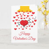 愛とシャワーWhite Valentine's Edition カード (黄色い花)