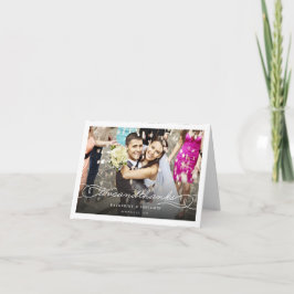 愛とスクリプ感謝していトの写真が結婚ありがとう ノートカード