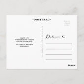 愛とスクリプ感謝していトの重ね ポストカード (裏面)