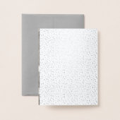 愛とス感謝していクリプト紙吹雪結婚の感謝 箔カード (裏面封筒付き)