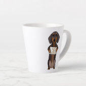 愛とダシュント カフェラテマグ (右アングル)