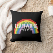 愛とチームワークとヒッピー物 クッション (ブランケット)