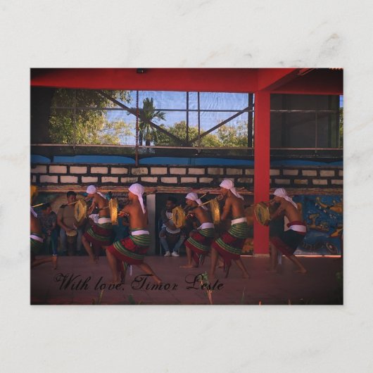 愛とティモール・レステ ポストカード (正面)