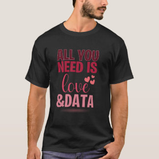 愛とデータさえあればいい 恋する先生 バレンタイン Tシャツ