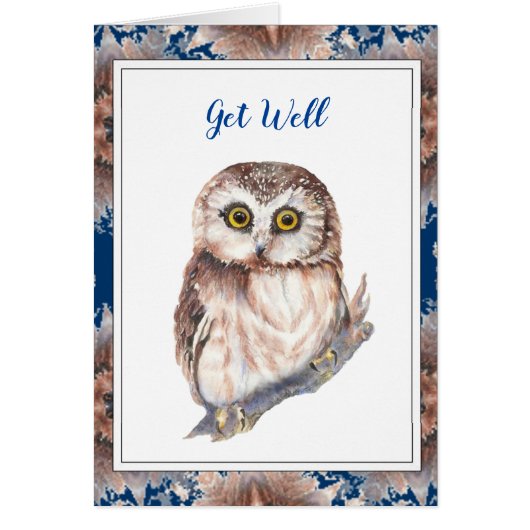 愛とハグかわいい小さなフクロウ鳥を取得 (正面)