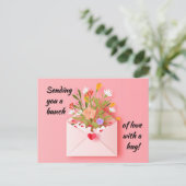 愛とハグを送れ! ポストカード (スタンド正面)