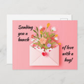 愛とハグを送れ! ポストカード (正面/裏面)