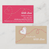 愛とハンドメイド 名刺 (正面/裏面)