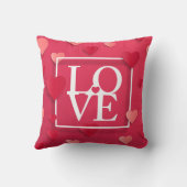 愛とハート クッション (裏面)