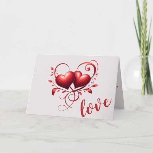 愛とハート シーズンカード (正面)