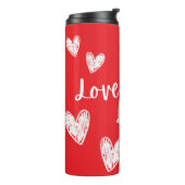 愛とバ信じレンティンの日の贈り物 タンブラー (回転左)
