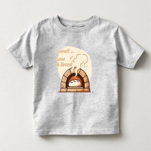 愛とパンの香り トドラーTシャツ (正面)