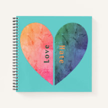 愛とパーソナライズされた憎エレガントしみの半ハート