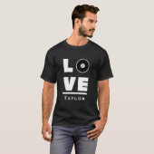 愛とビリヤードとプールの人生 ファンの名前 Tシャツ (正面フル)