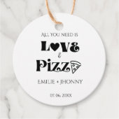 愛とピザがあればそれでいい！結婚前お茶会 フェイバータグ (正面)