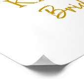 愛とピザがあれば結婚前のお祝い ポスター (角)