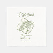 愛とピザ | リハカジュアルーサルディナー スタンダードカクテルナプキン (正面)