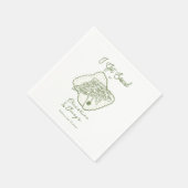 愛とピザ | リハカジュアルーサルディナー スタンダードカクテルナプキン (角)