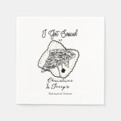 愛とピザ | リハカジュアルーサルディナー スタンダードカクテルナプキン (正面)