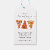 「愛とピザ」リハーサルディナー ギフトタグ (正面)