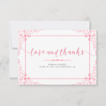 愛とピ感謝していックの結婚タイポグラフィとフレーム。