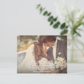 愛とフレ感謝していーム | THANK 結婚 YOU POST CARD ポストカード (スタンド正面)
